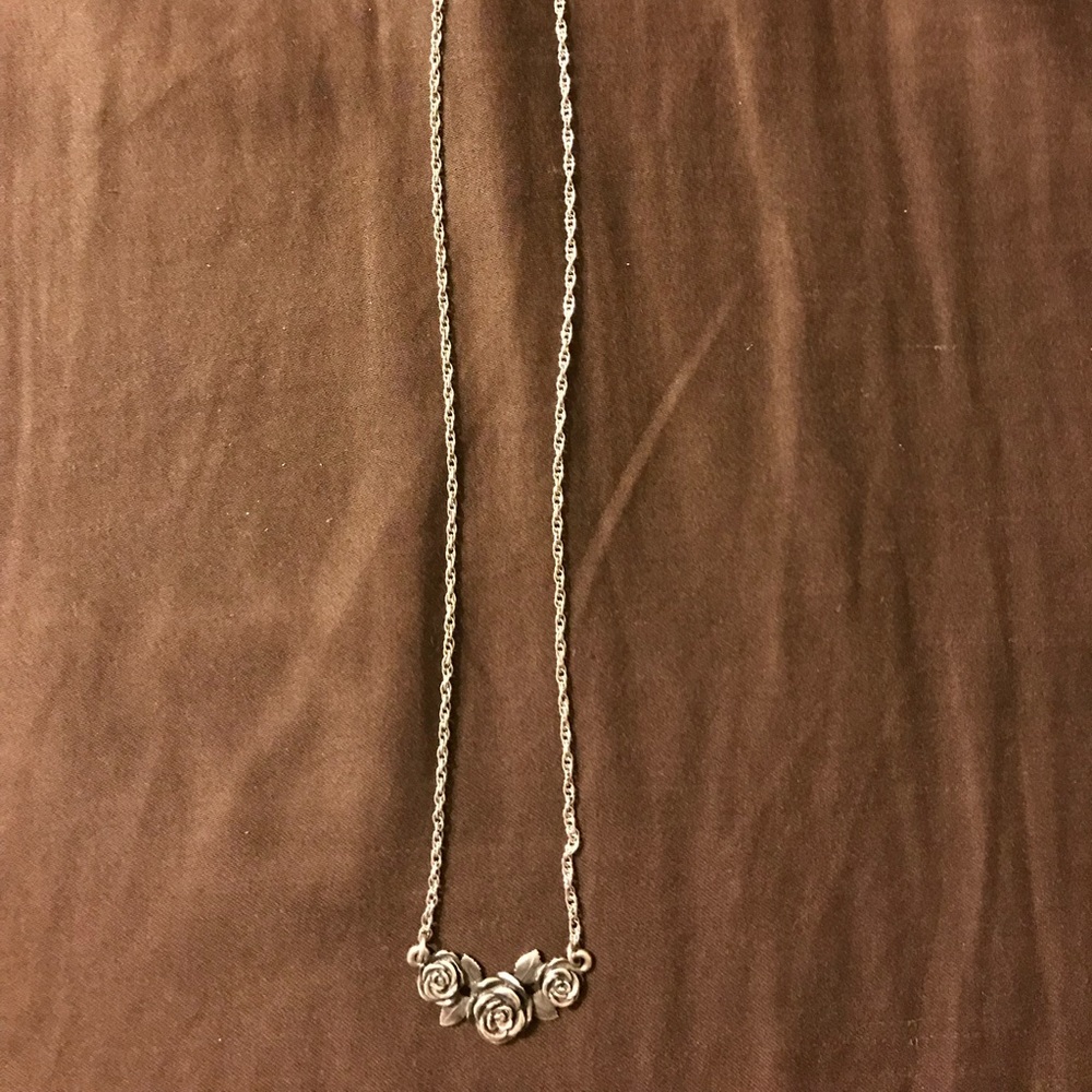 James Avery rose necklace